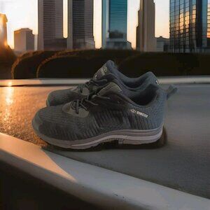 ✅Mens DINGGU Safety Steel Toe Shoe Lightweight Comfort Walking Work Sneaker Sz 7